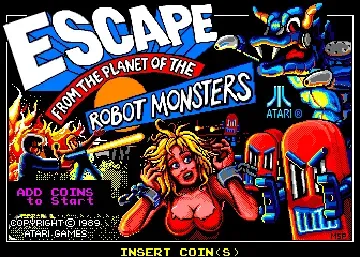 Escape from the Planet of the Robot Monsters (set 1)-MAME 2003